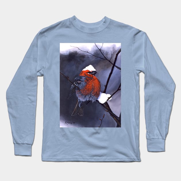 Snow Chapeau Long Sleeve T-Shirt by ferinefire